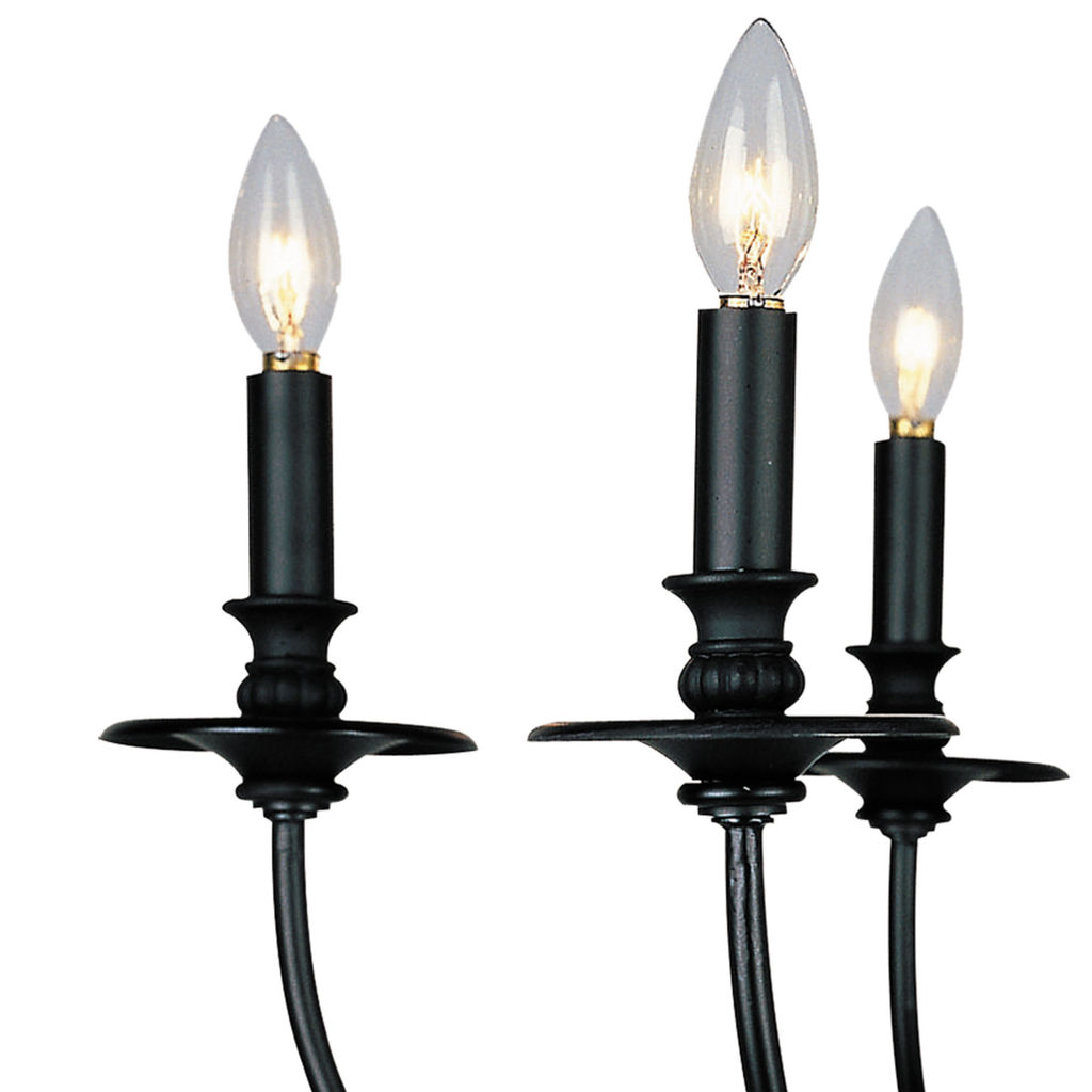 Hartford 6-Light Chandelier In Oil Rubbed Bronze