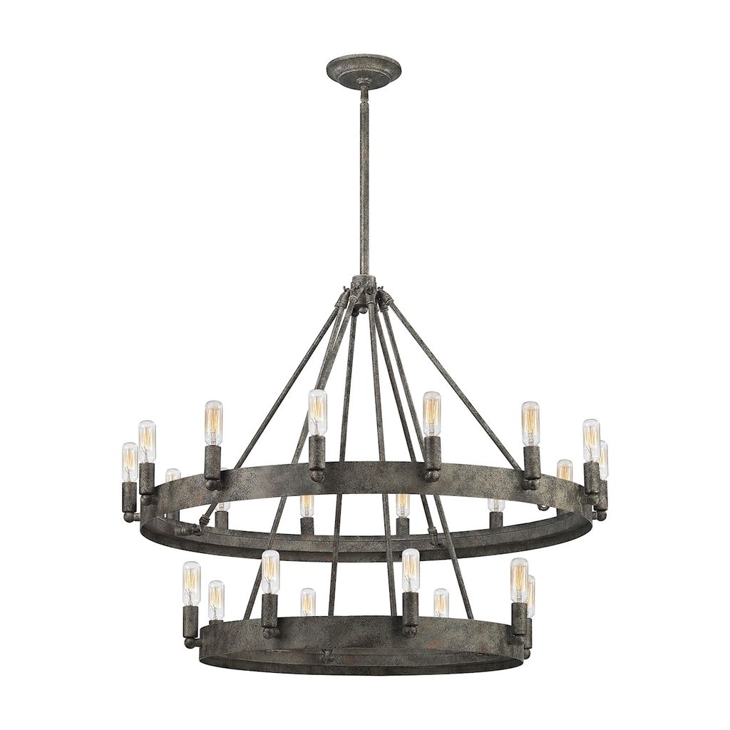 Preview image for Lewisburg 22-Light Chandelier In Malted Rust