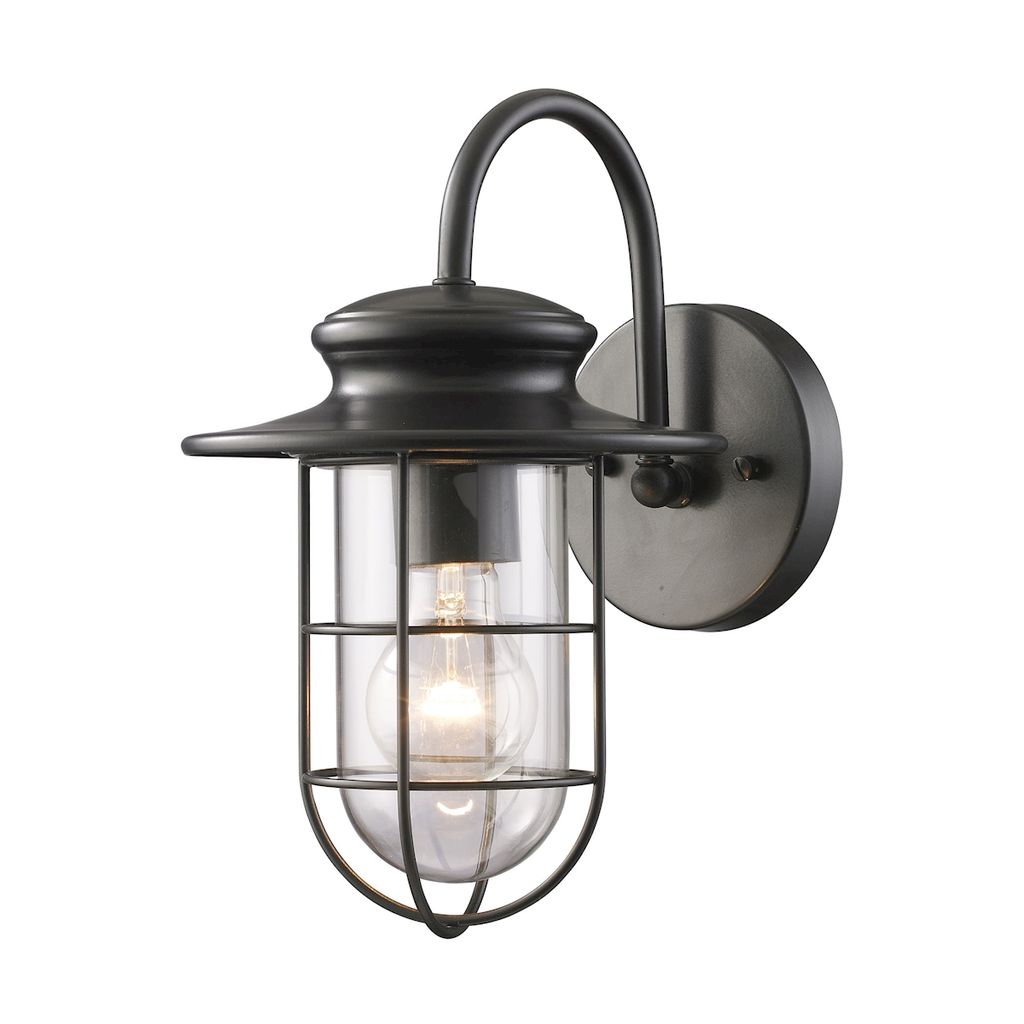 Preview image for Portside Outdoor Wall Lamp, Matte Black