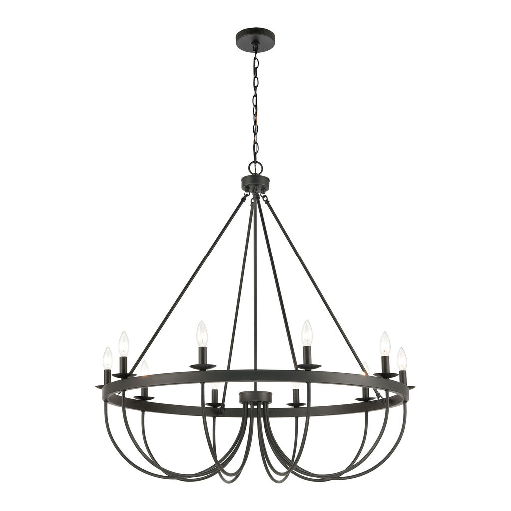 Preview image for 10-Light Chandelier In Black