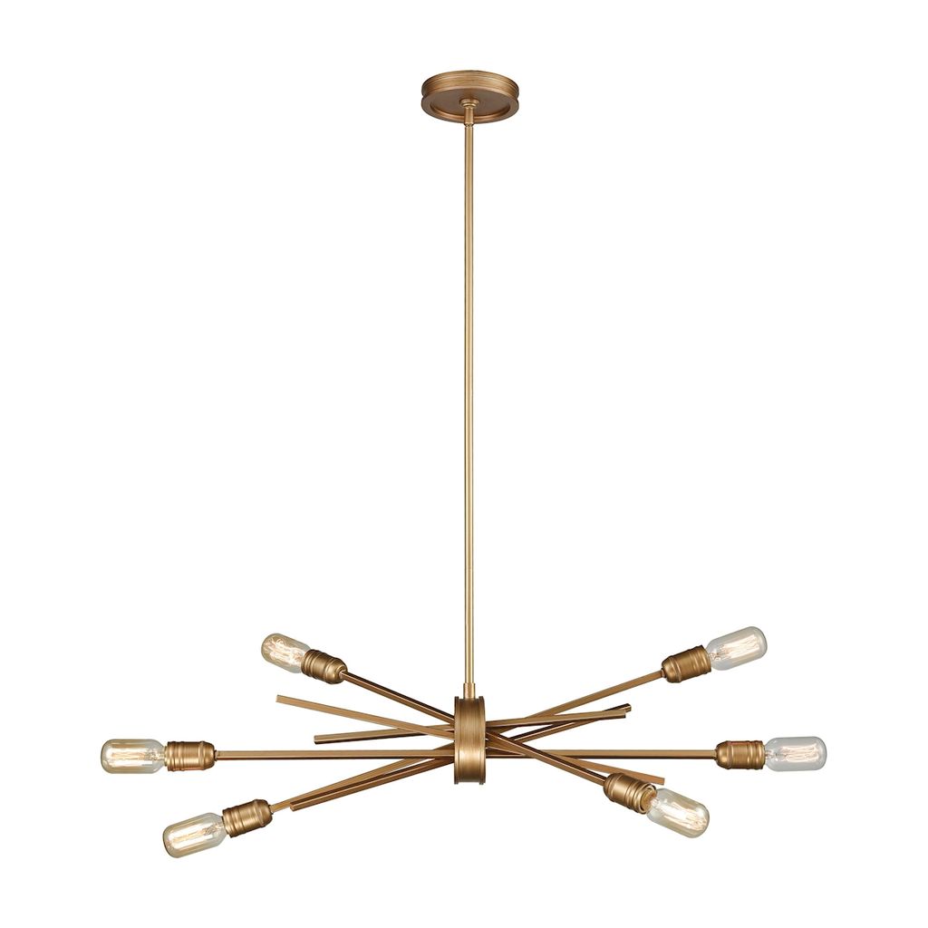 Preview image for Xenia 6-Light Chandelier In Matte Gold