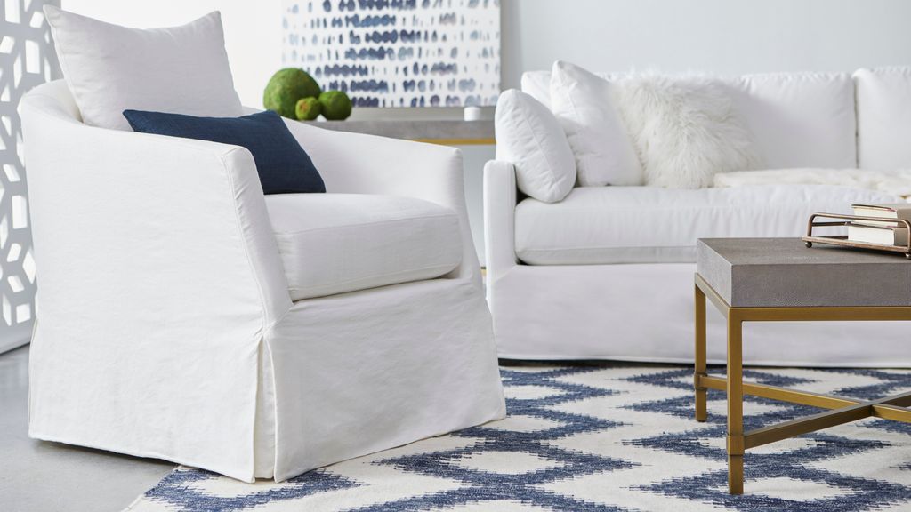 Preview image for Phyllis Slipcover Swivel Club Chair