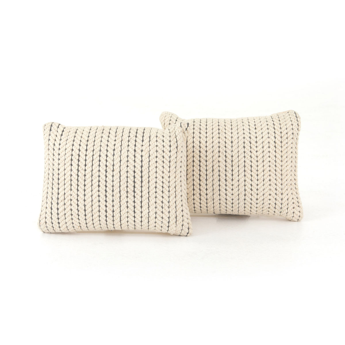 Ari Rope Weave Pillow, Set Of 2-16X24&quot;