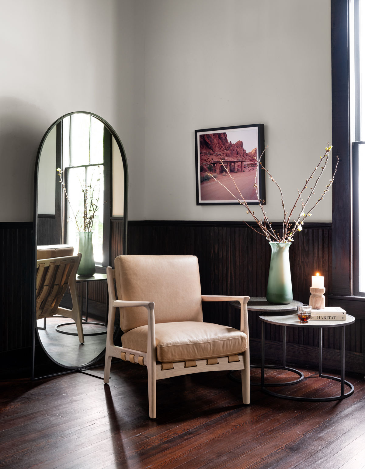 Bogart Oval Floor Mirror