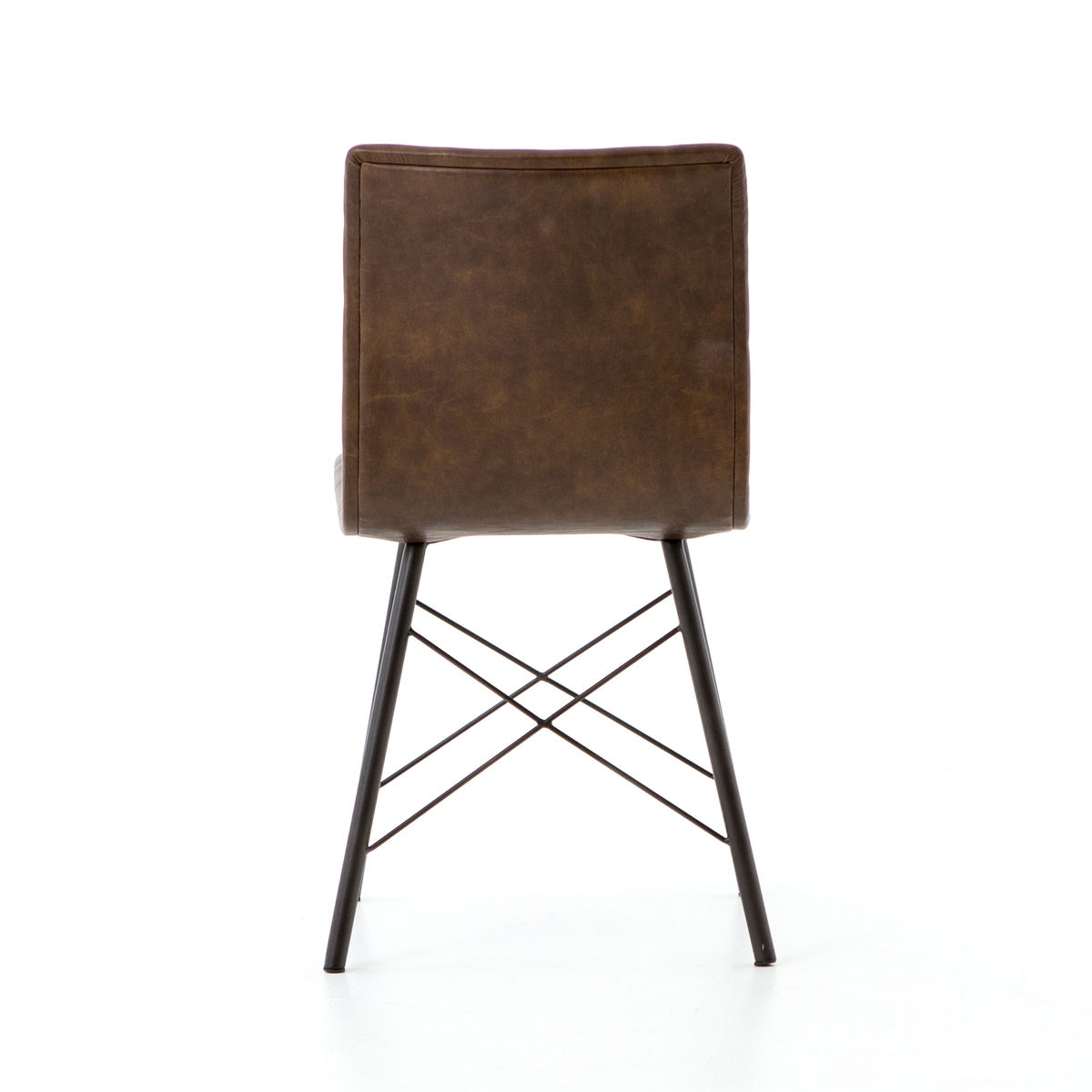 Diaw Dining Chair-Distressed Brown