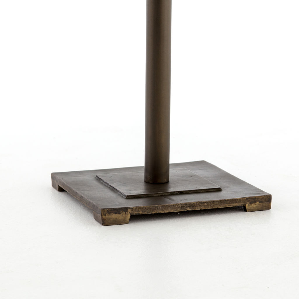 Fannin Counter Table-Aged Brass