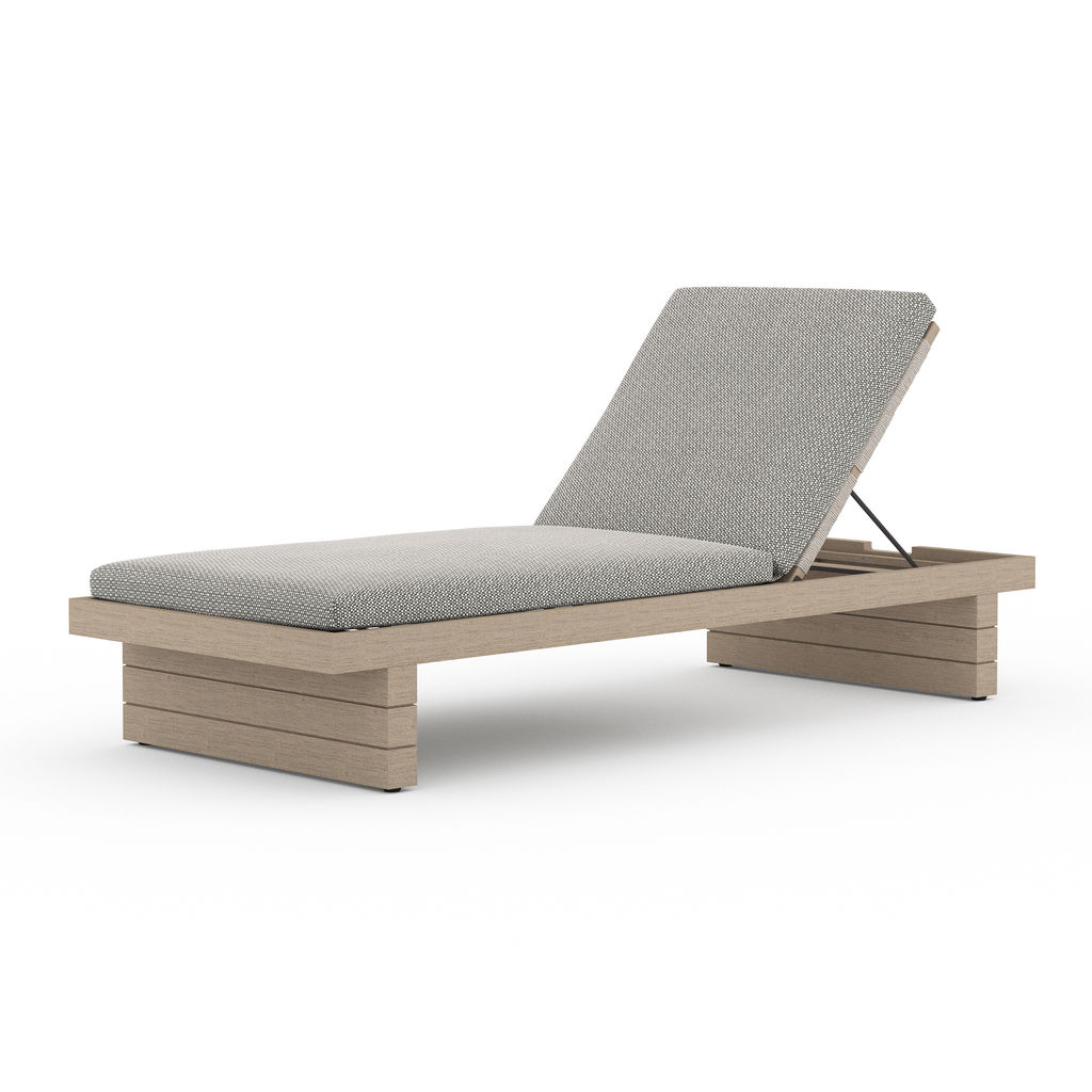 Preview image for Leroy Outdoor Chaise - Washed Brown