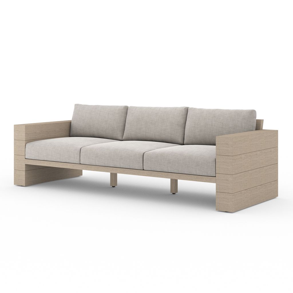 Ledo Outdoor Sofa, Washed Brown