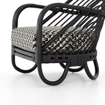Marina Chair, Ebony Rattan