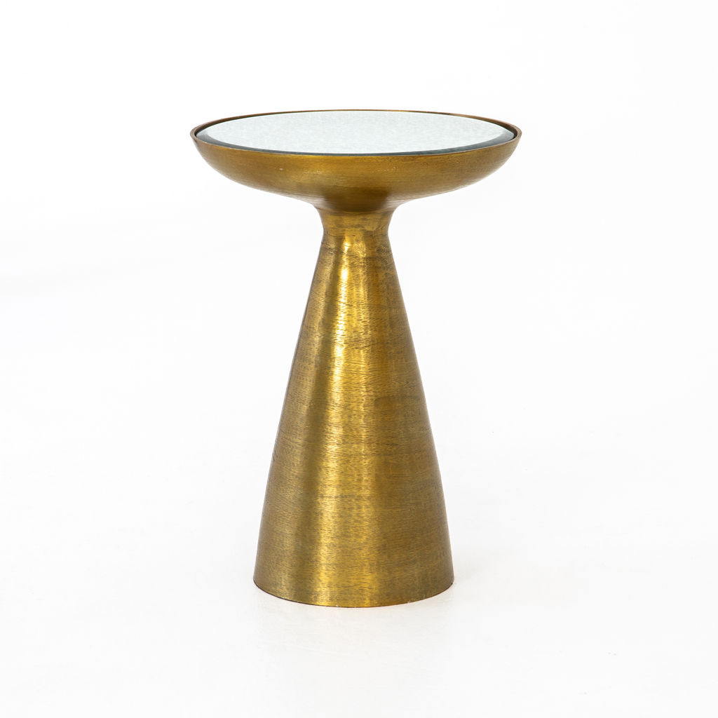 Preview image for Marlow Mod Pedestal Table-Brushed Bras