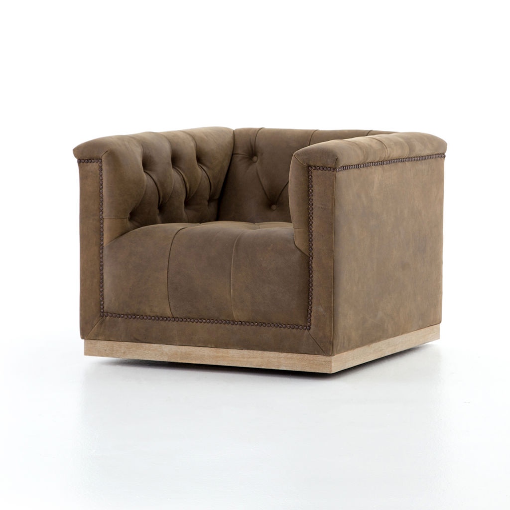 Maxx Swivel Chair-Umber Grey