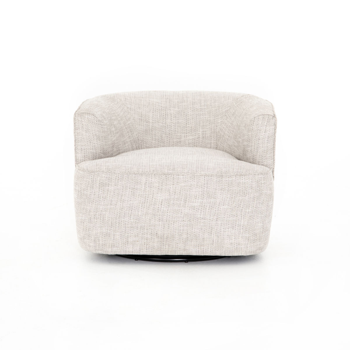 Mila Swivel Chair in Brazos Dove