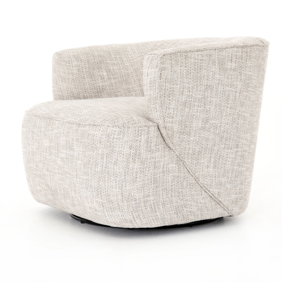 Mila Swivel Chair in Brazos Dove