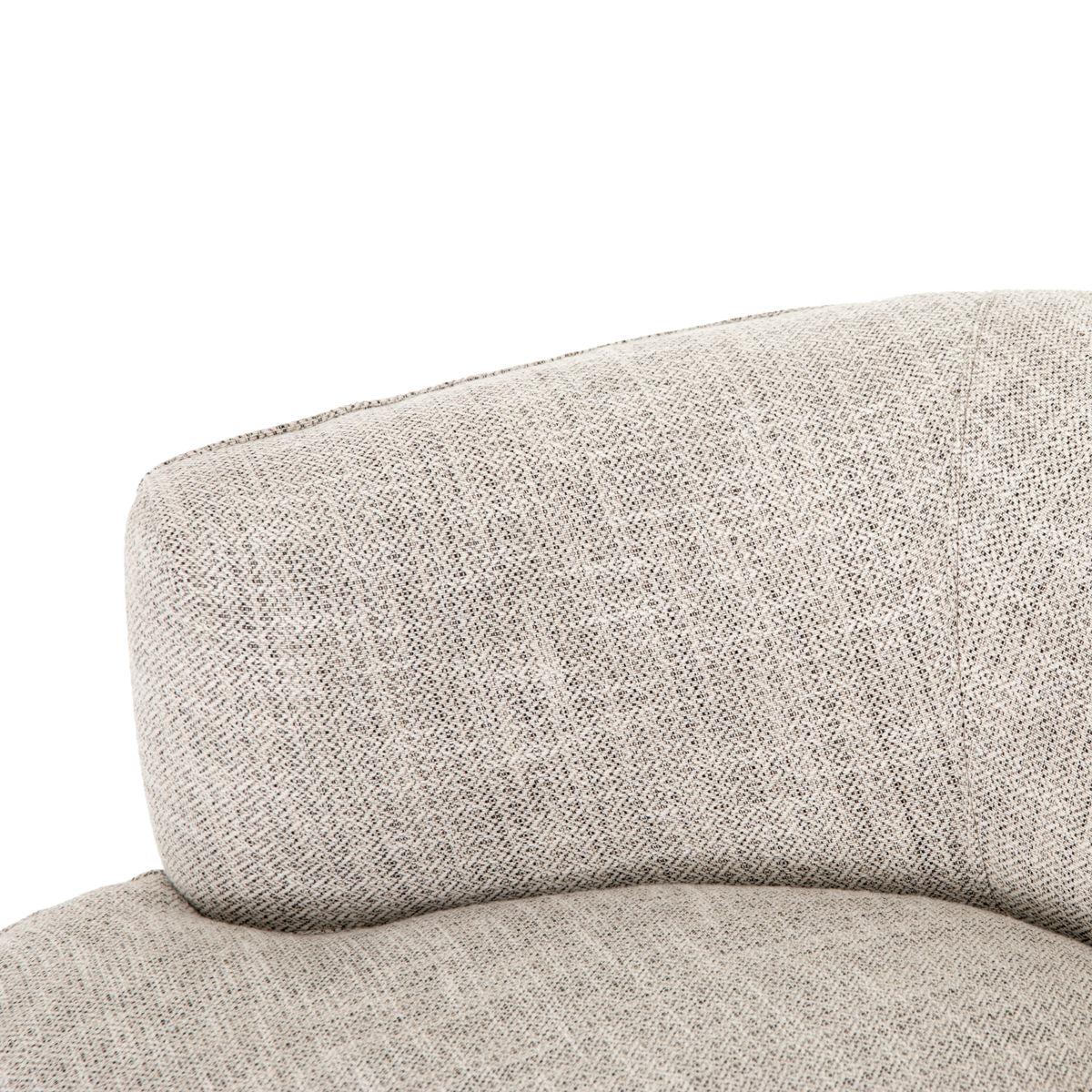 Mila Swivel Chair in Brazos Dove