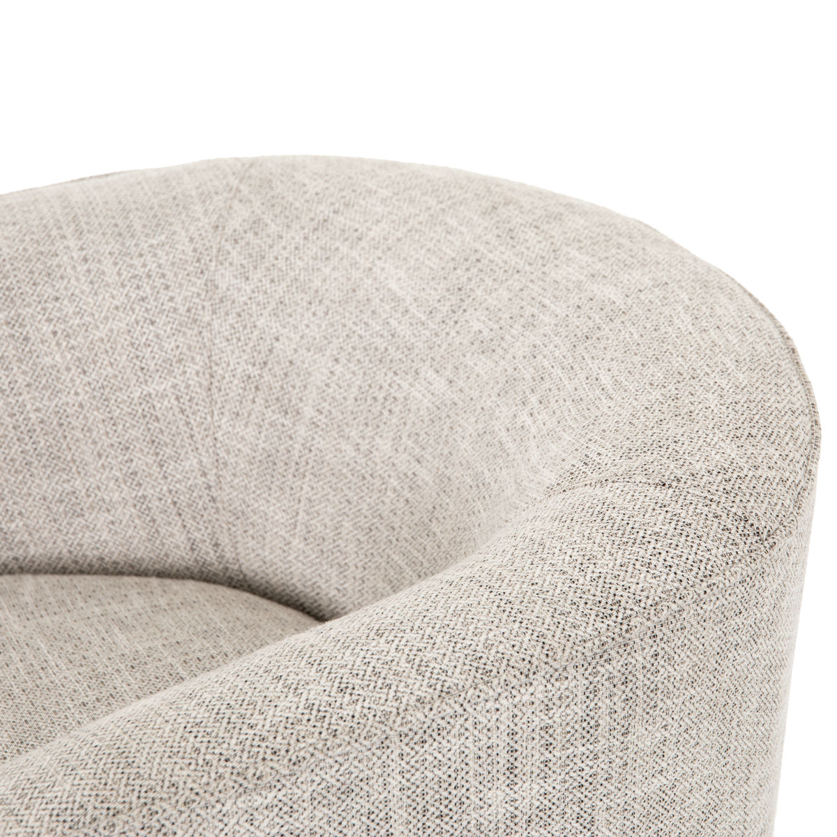 Mila Swivel Chair in Brazos Dove