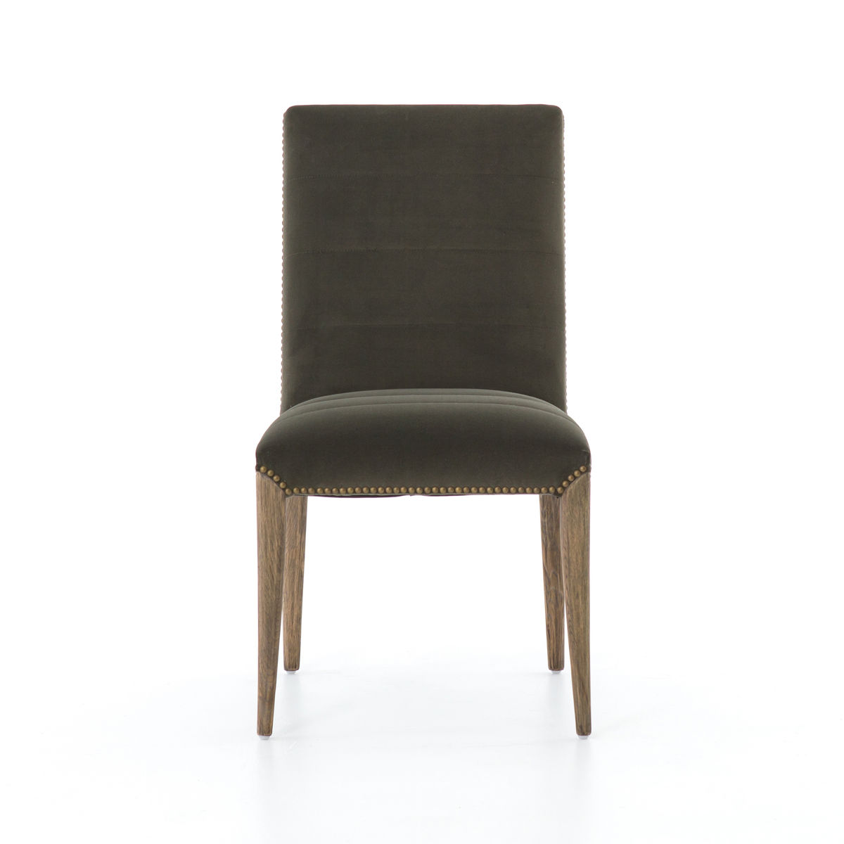 Nate Dining Chair-Modern Velvet Loden