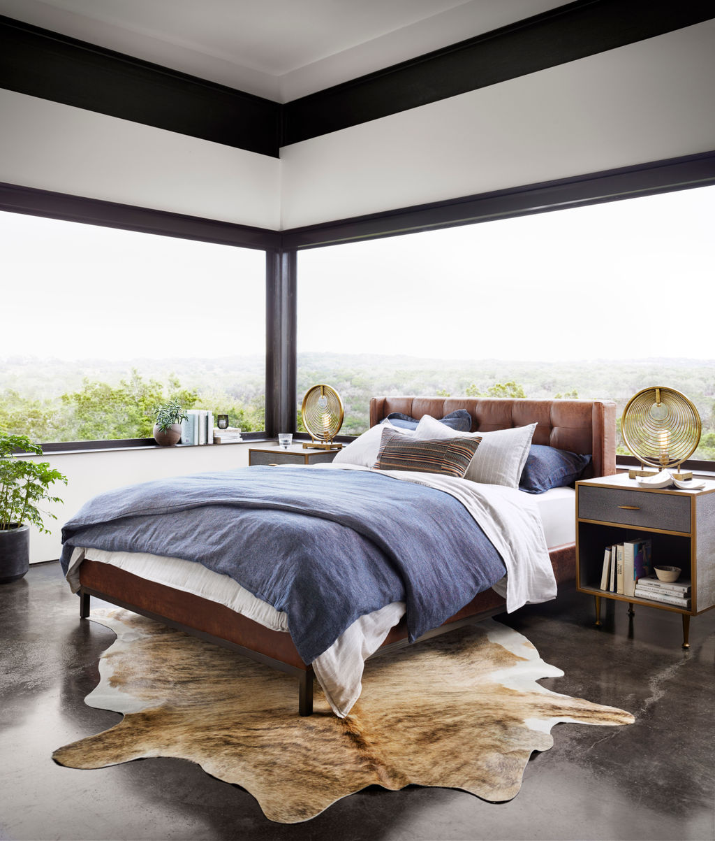 Newhall King Bed-Vintage Tobacco