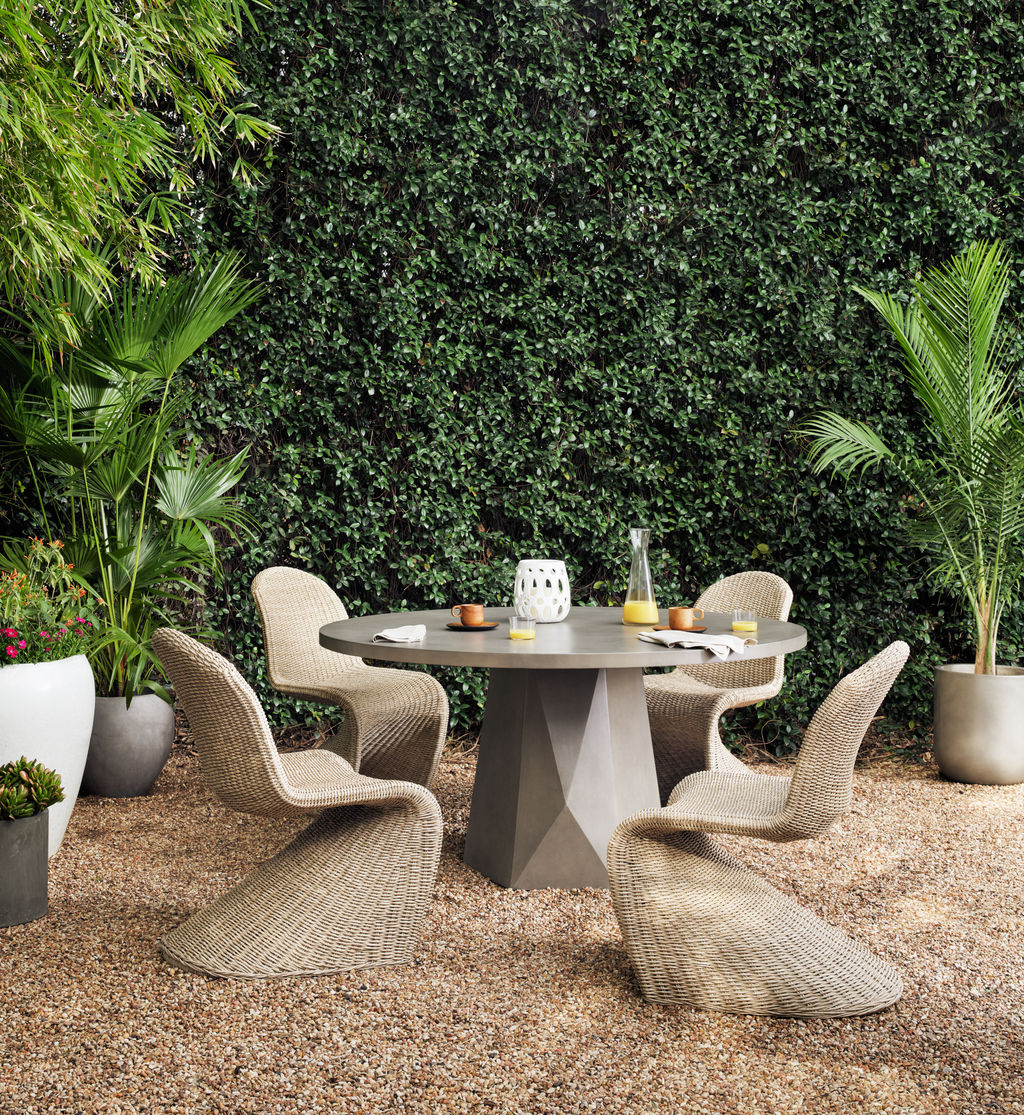 Portia Outdoor Dining Chair-Vintage Whit