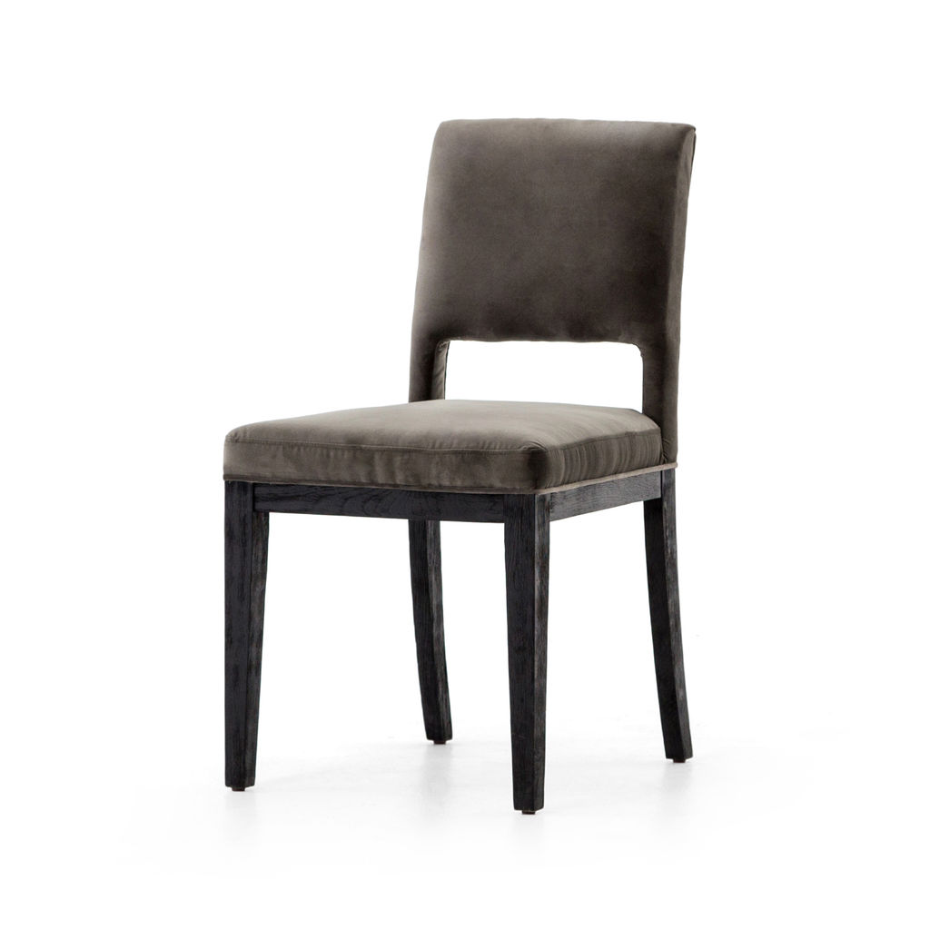 Preview image for Sara Dining Chair-Washed Velvet Grey
