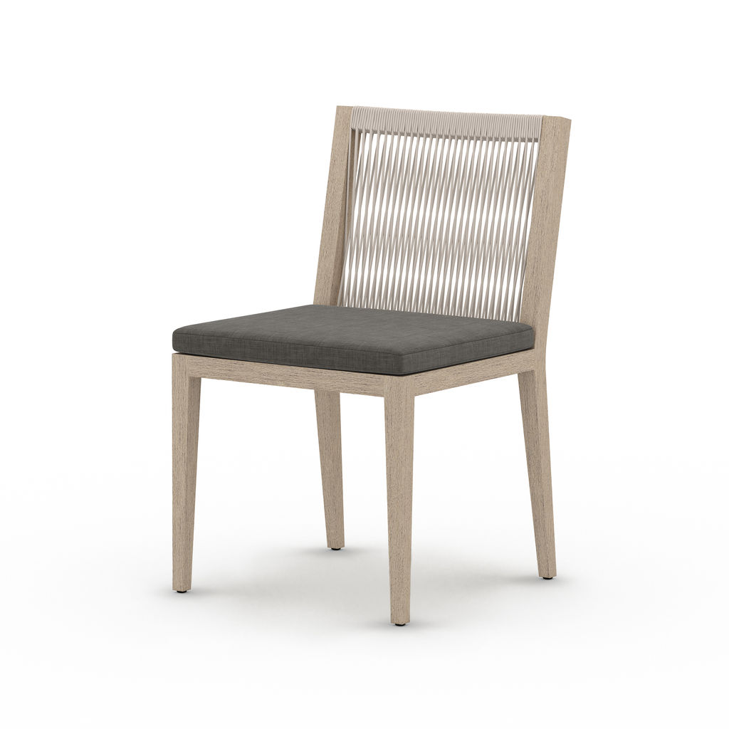 Outdoor Dining Chair, Washed Brown