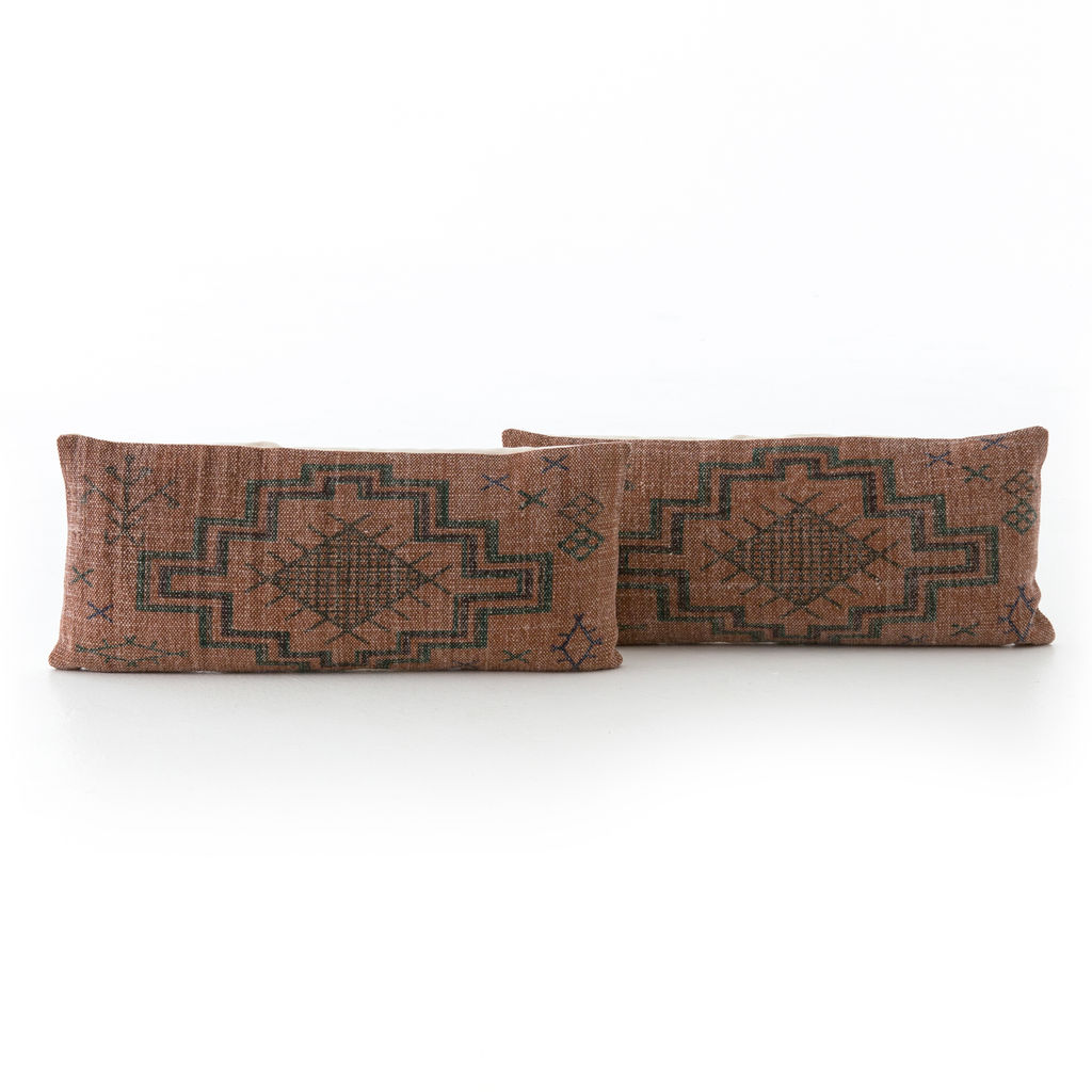 Preview image for Tribal Pillow-Rust, set of 2