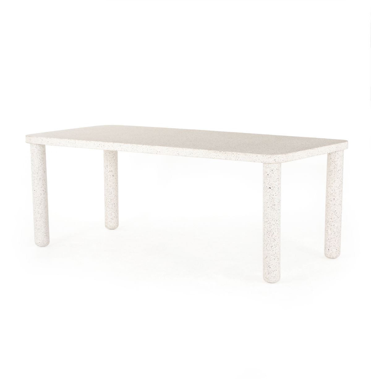 Shop West View Terrazzo Outdoor Dining Table-79"-Cream from Peggy Haddad Interiors Home on Openhaus