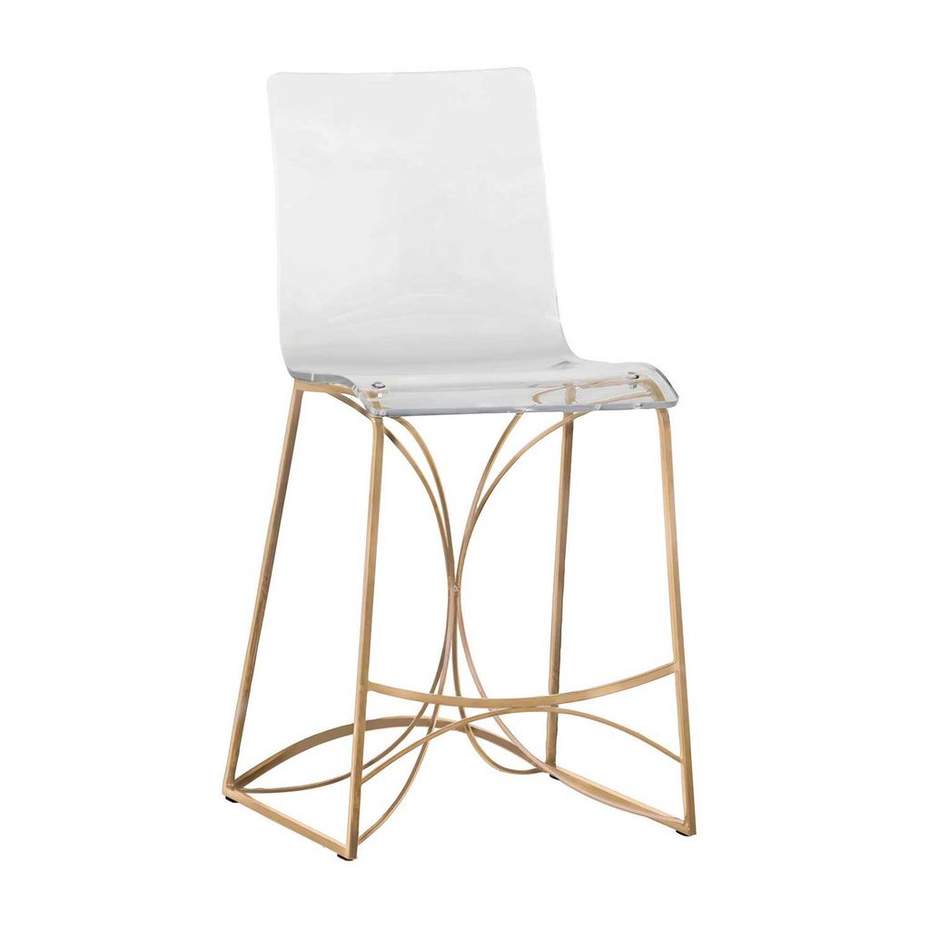 Preview image for Angela 24.75" Counter Height Stool - Gold