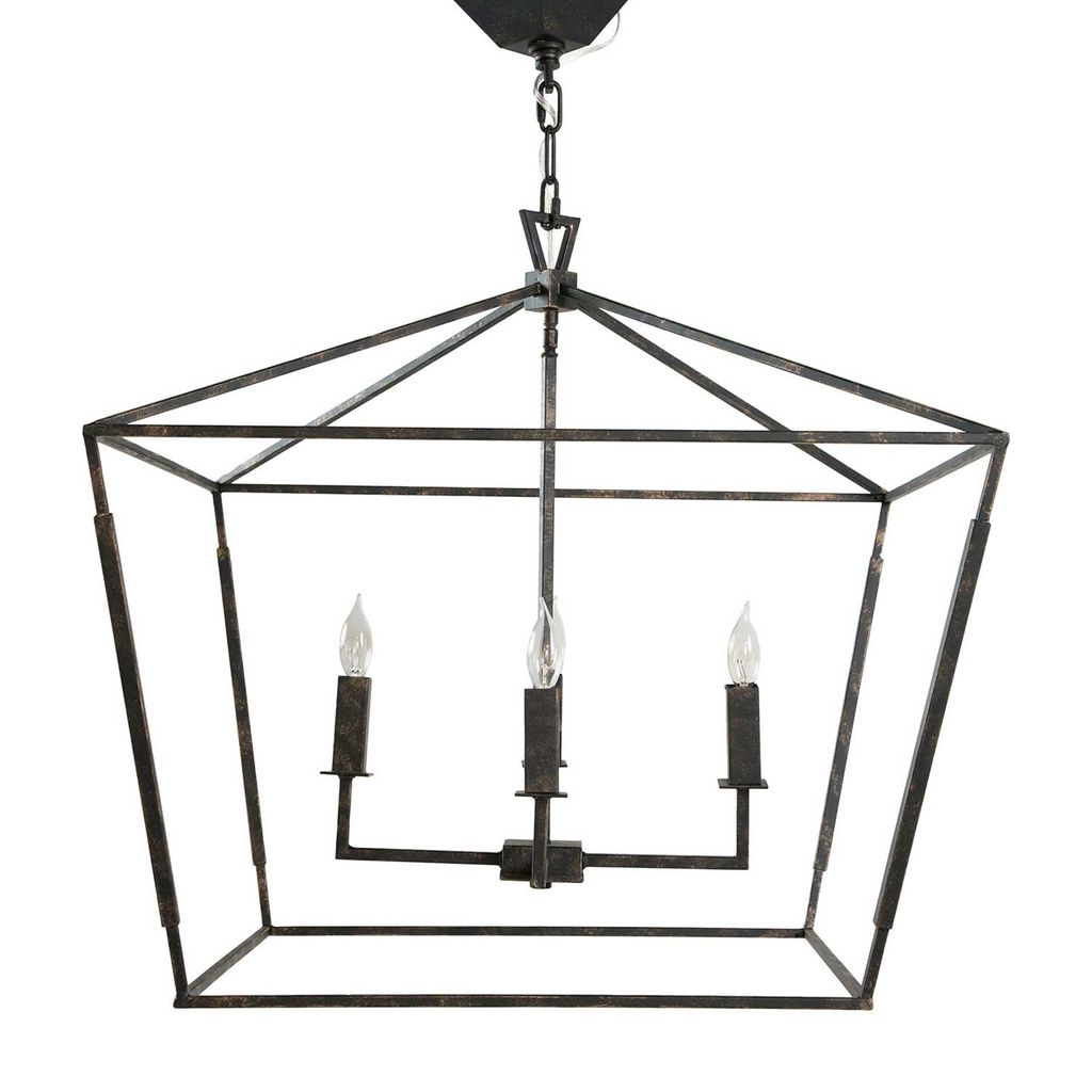 Preview image for Iron Lantern Chandelier- Small