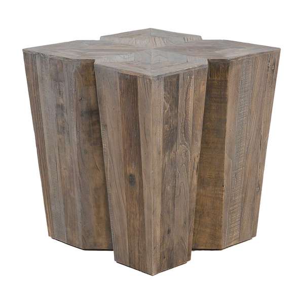 Gabby Home Arthur Side Table Elm Wood