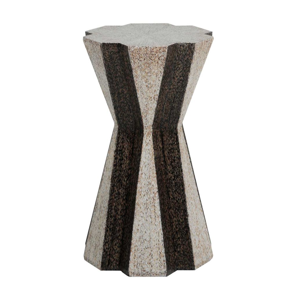 Gabby Home Dorina Hourglass Side Table