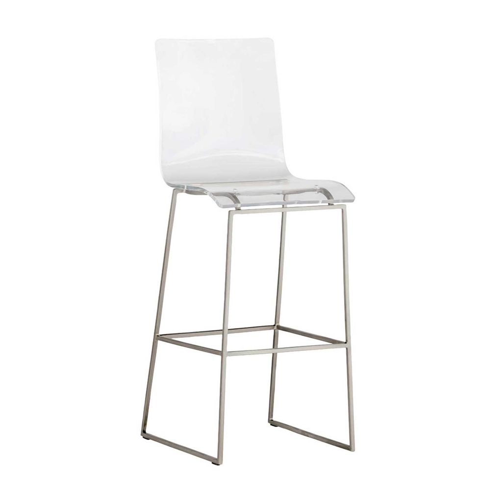 Preview image for King 30.25" Bar Height Stool - Silver