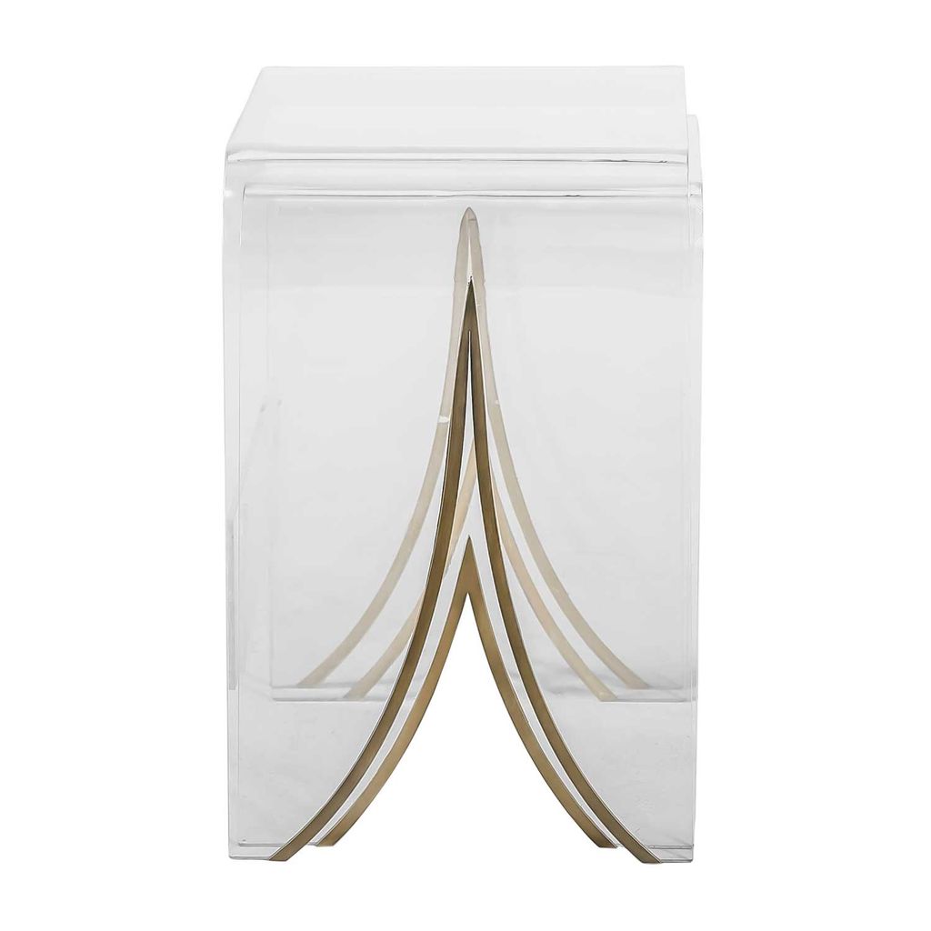 Waterfall Nesting Tables Clear Acrylic (Set of 2)