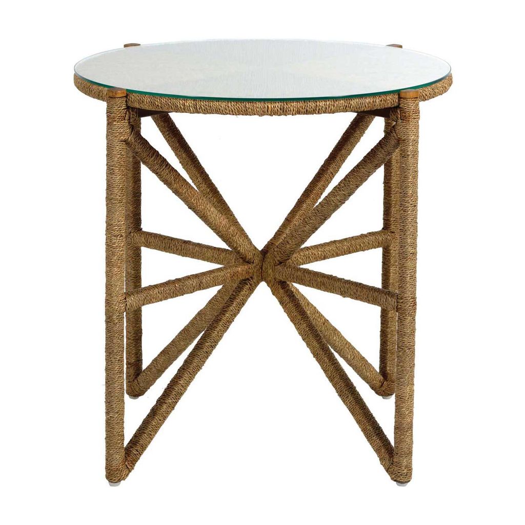 Seagrass Rope Wrapped Side Table