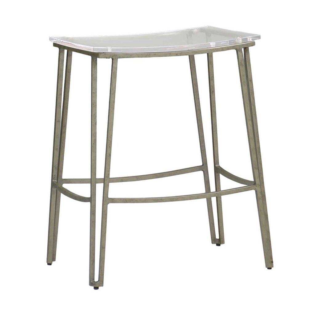 Pierce 24.5" Counter Height Stool - Silver