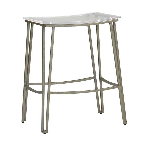 Pierce 24.5" Counter Height Stool - Silver