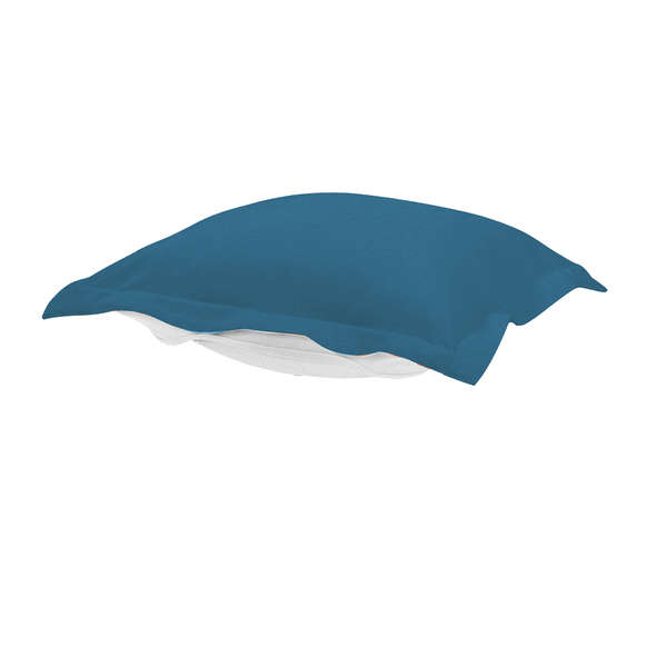 Puff Ottoman Cover Seascape Turquoise (Cover Only)