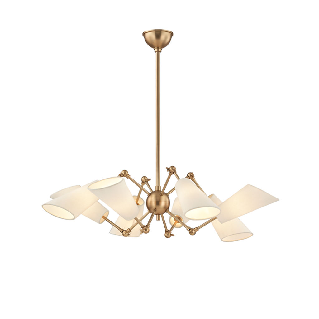 New Age Chandelier Aged Bronze