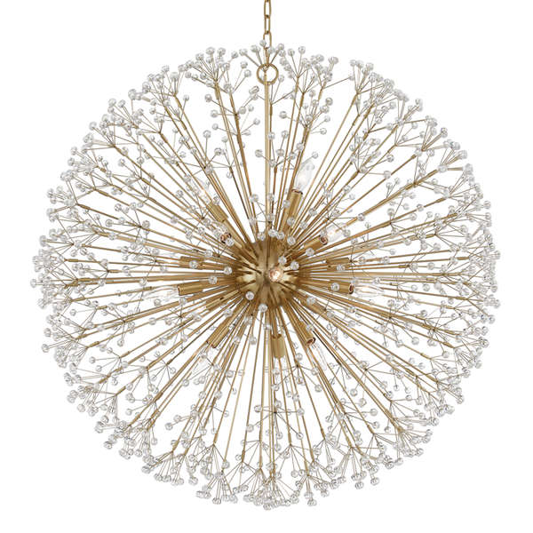 Dunkirk 16 Light Chandelier, Aged Bronze Body