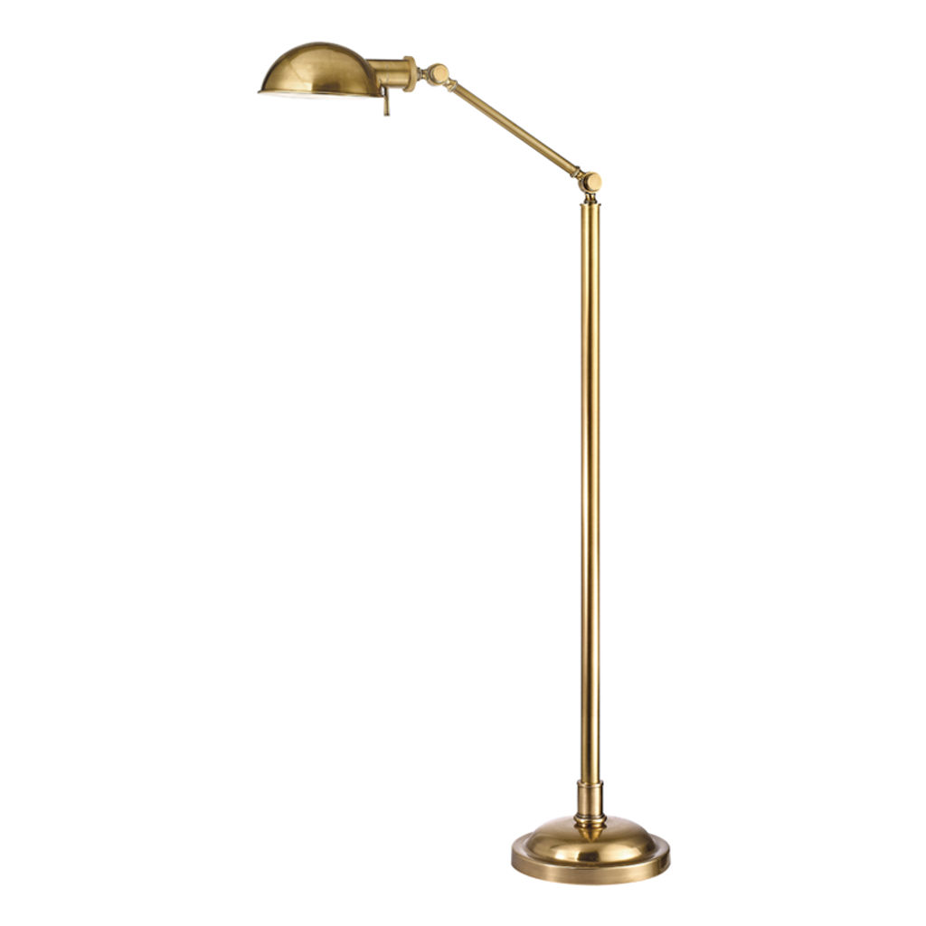 Preview image for Girard 1 Light Floor Lamp, Vintage Brass Body