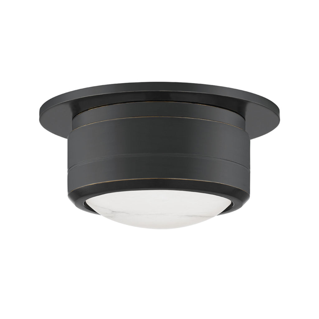 Latham Small Flush Mount, Old Bronze Body