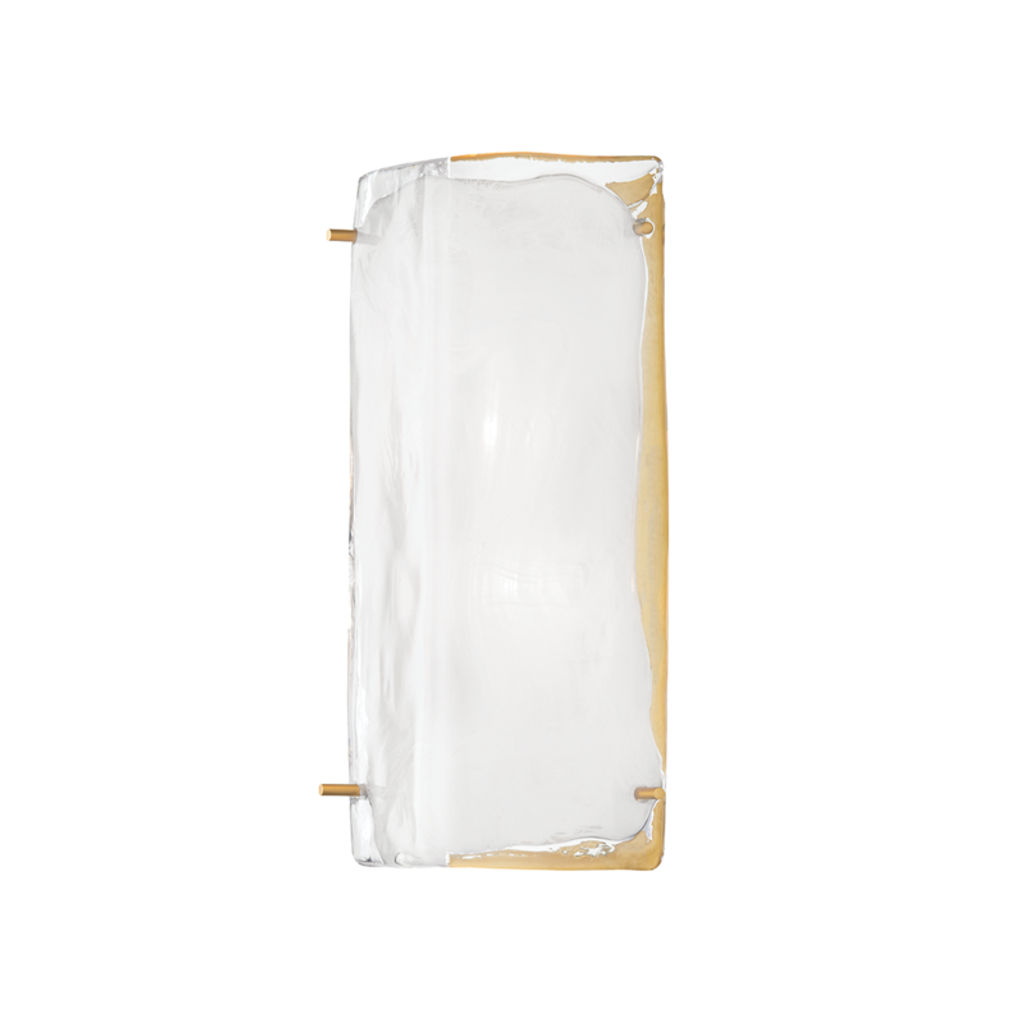Preview image for Hines 2 Light Wall Sconce, Aged Bronze Body, Piastra With White Shade