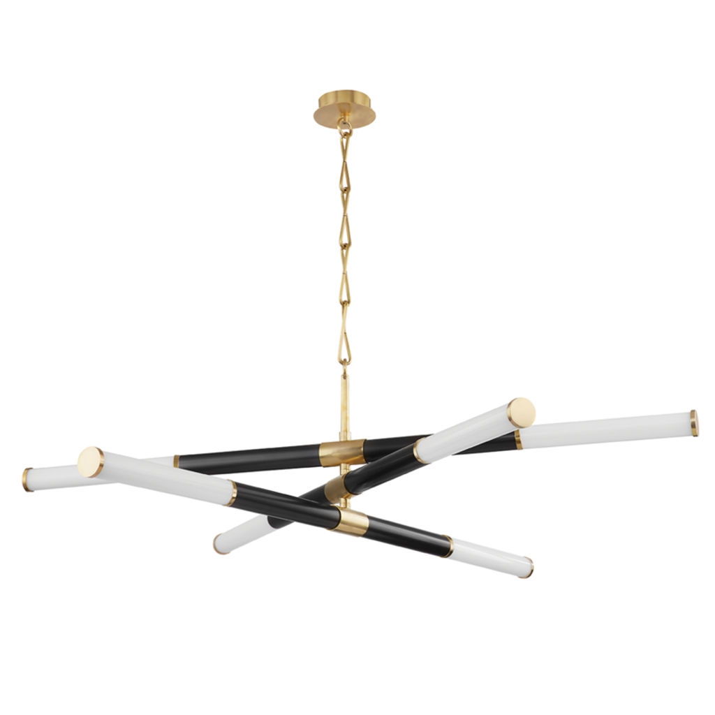 Huntington Led Chandelier, Aged Old Bronze Body