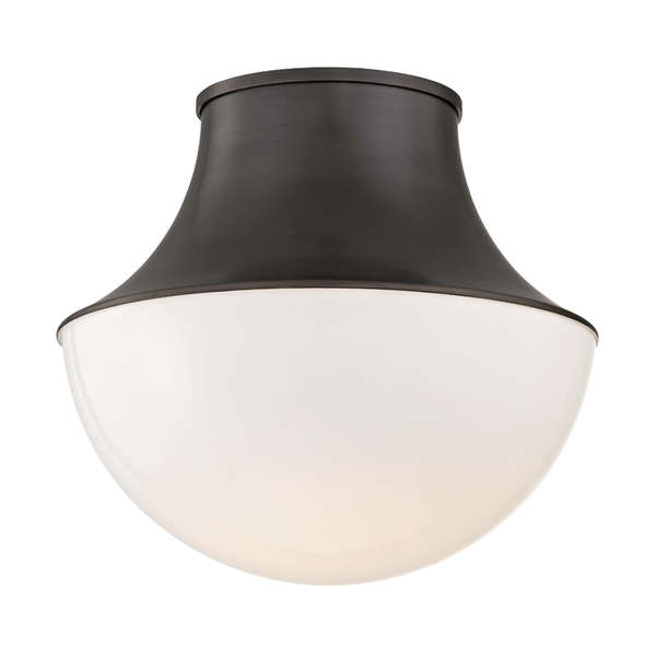 Lettie Large Led Flush Mount, Old Bronze
