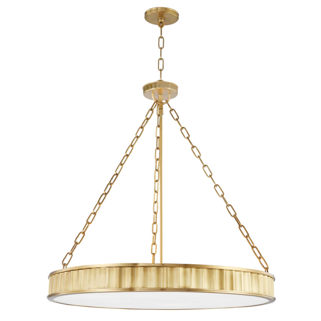 Middlebury 8 Light Pendant, Aged Bronze Body
