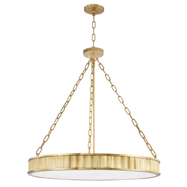 Middlebury 8 Light Pendant, Aged Bronze Body