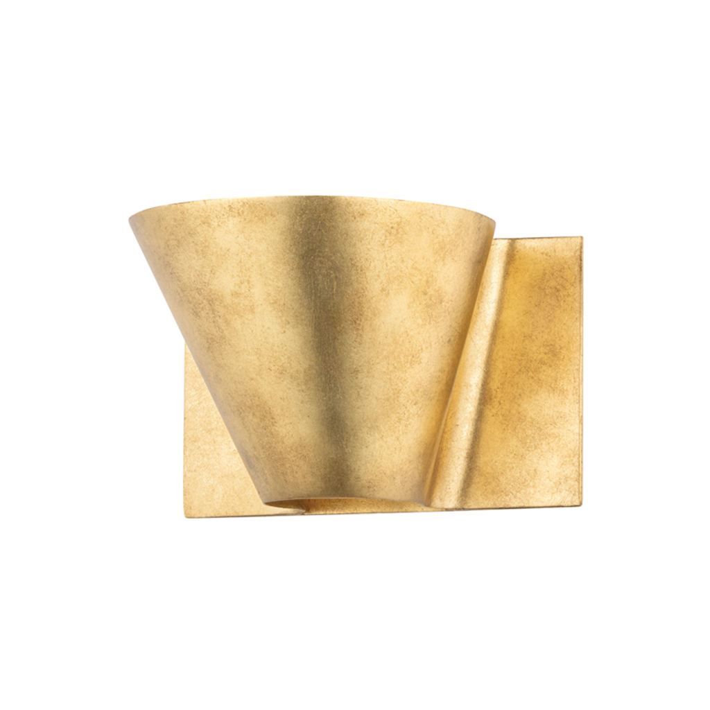 Preview image for Reeve 1 Light Wall Sconce, Vintage Gold Leaf Body