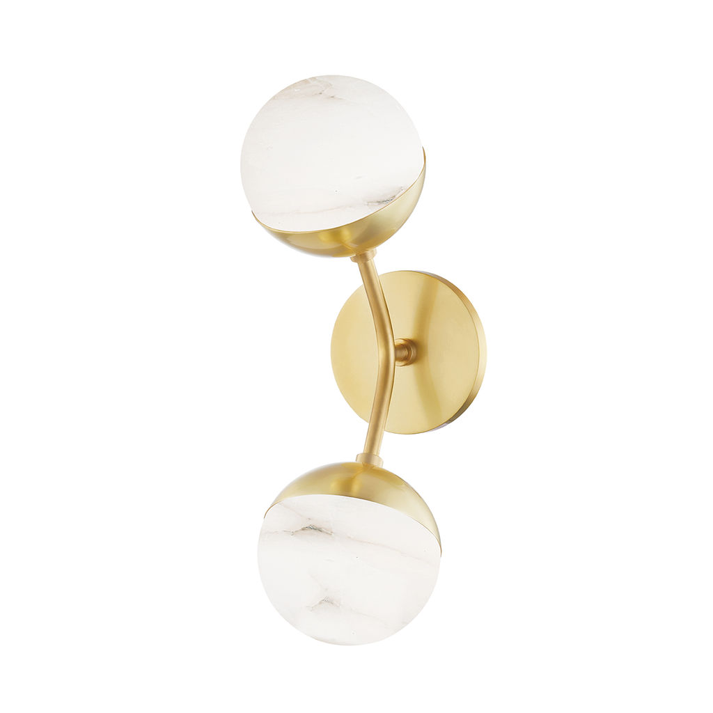 Preview image for Saratoga Wall Sconce, Aged Brass