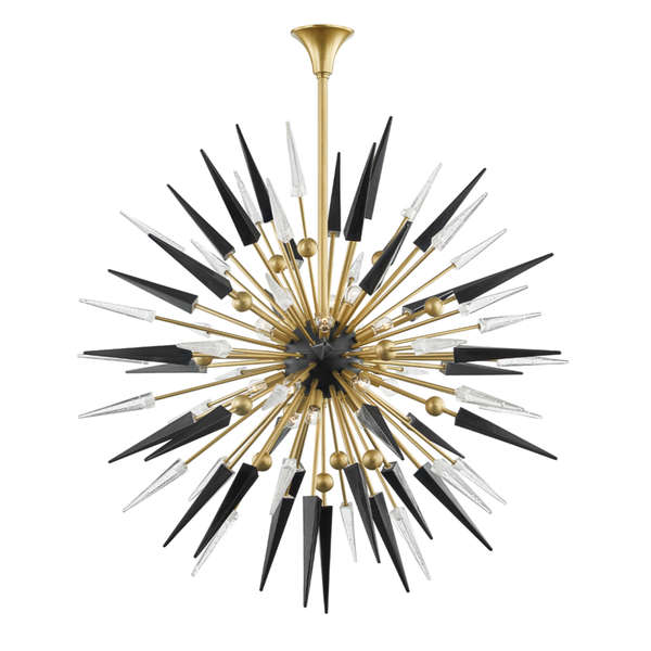 Sparta 18 Light Chandelier, Aged Bronze Body