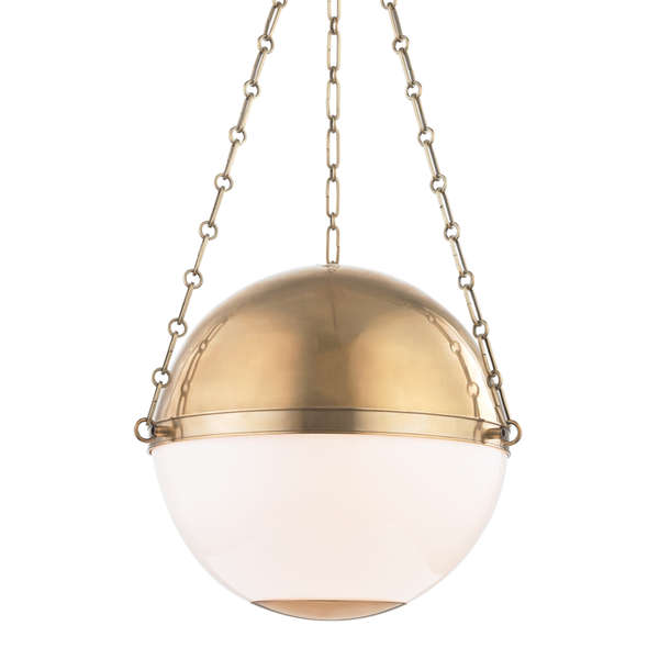 Sphere No.2 Pendant, Aged Bronze