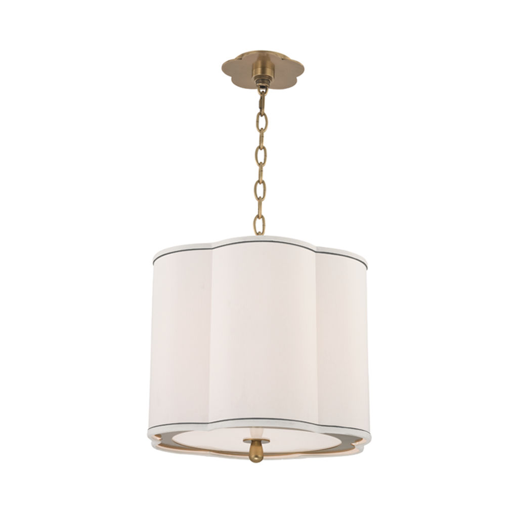 Preview image for Scalloped Drum Pendant